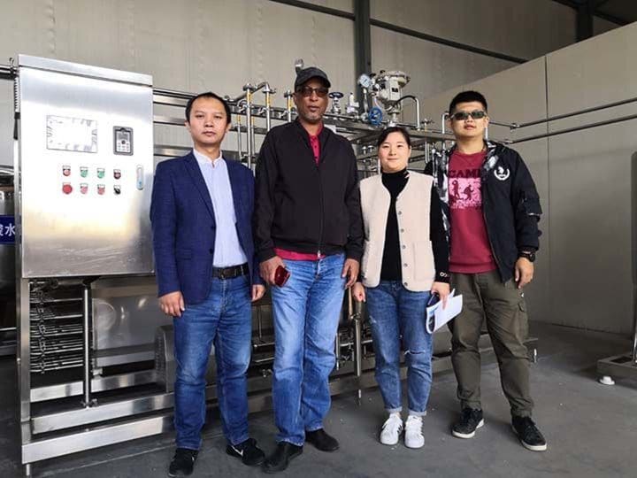 200L small scale yogurt production line was shipped to Saudi